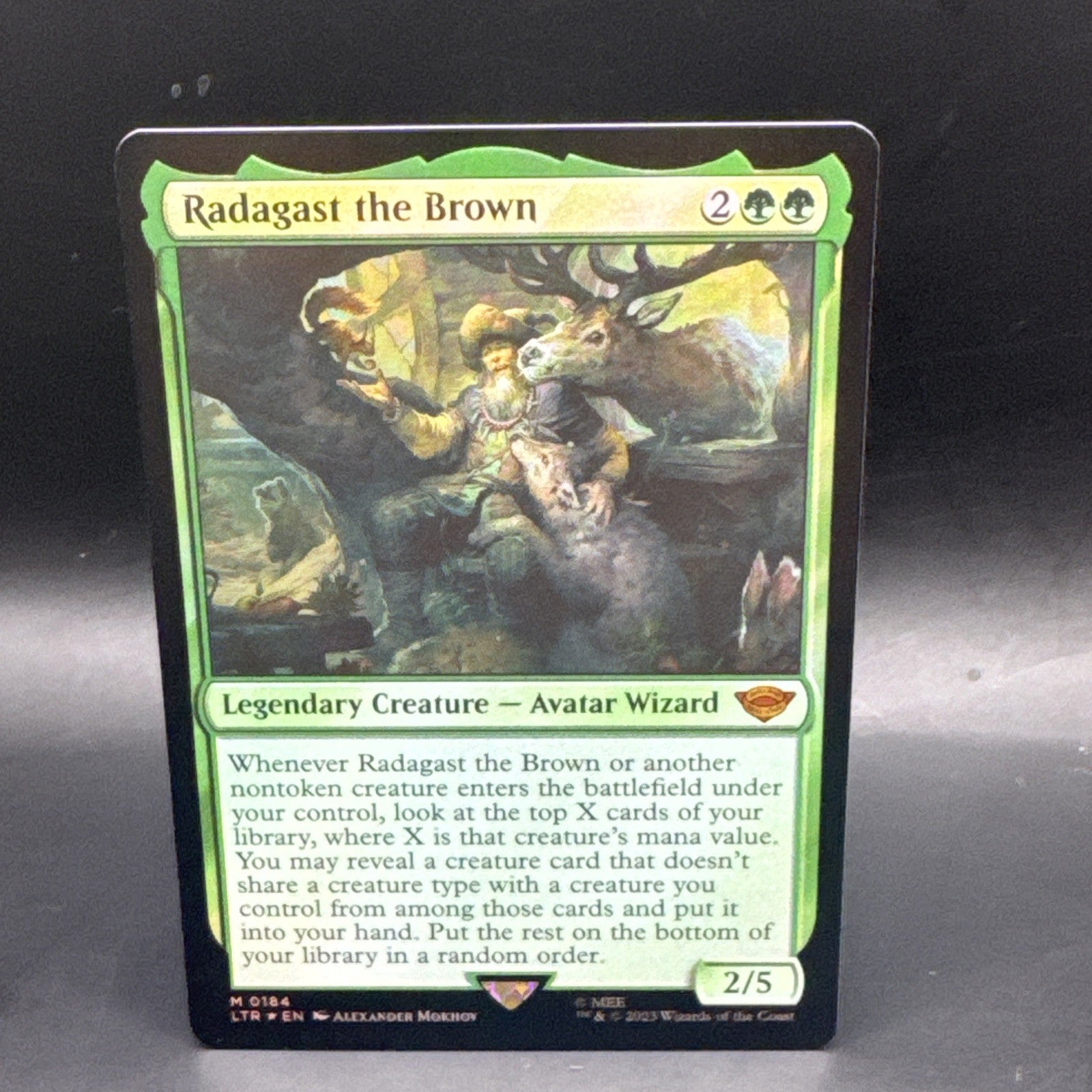 Radagast the Brown Lord of the Rings MTG M0184  foil