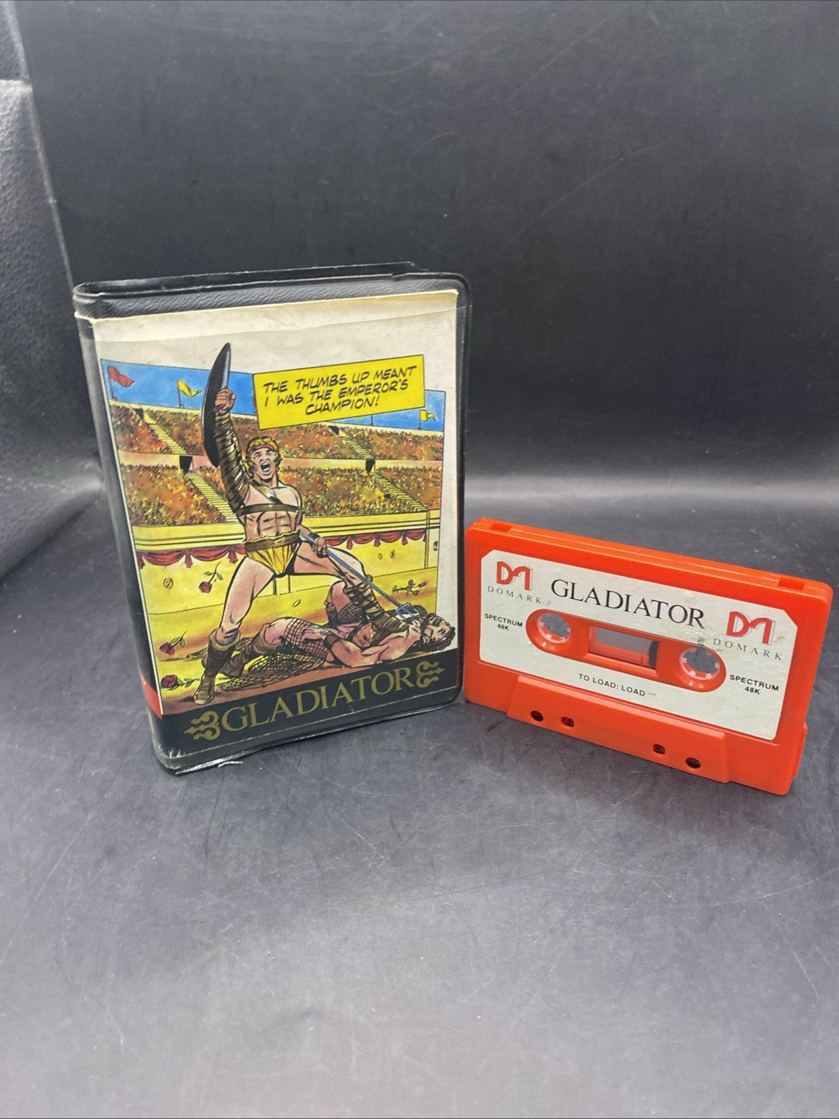 GLADIATOR (DOMARK) ZX Spectrum 48k cassette. Tested/Working