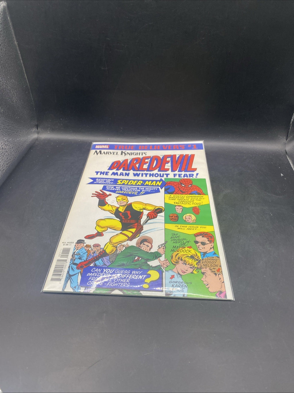 True Believers Daredevil 1 reprint. 1st app of Daredevil