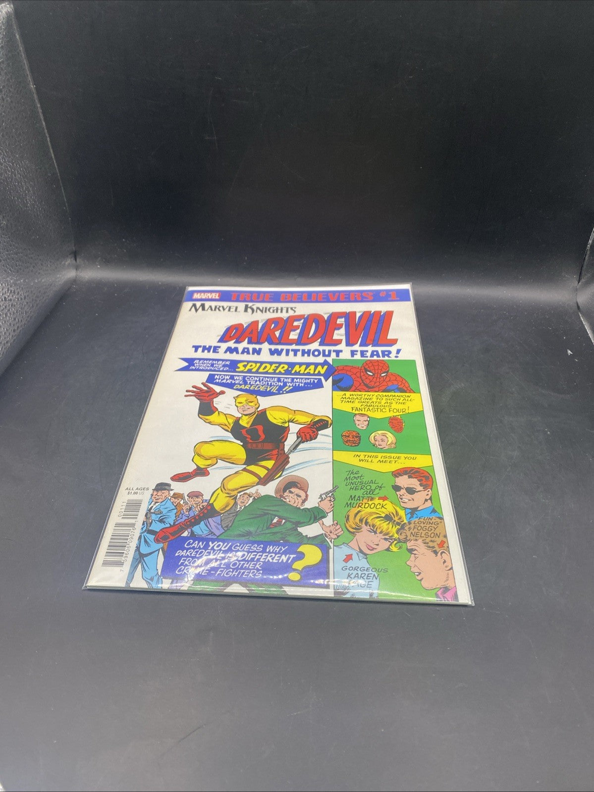 True Believers Daredevil 1 reprint. 1st app of Daredevil