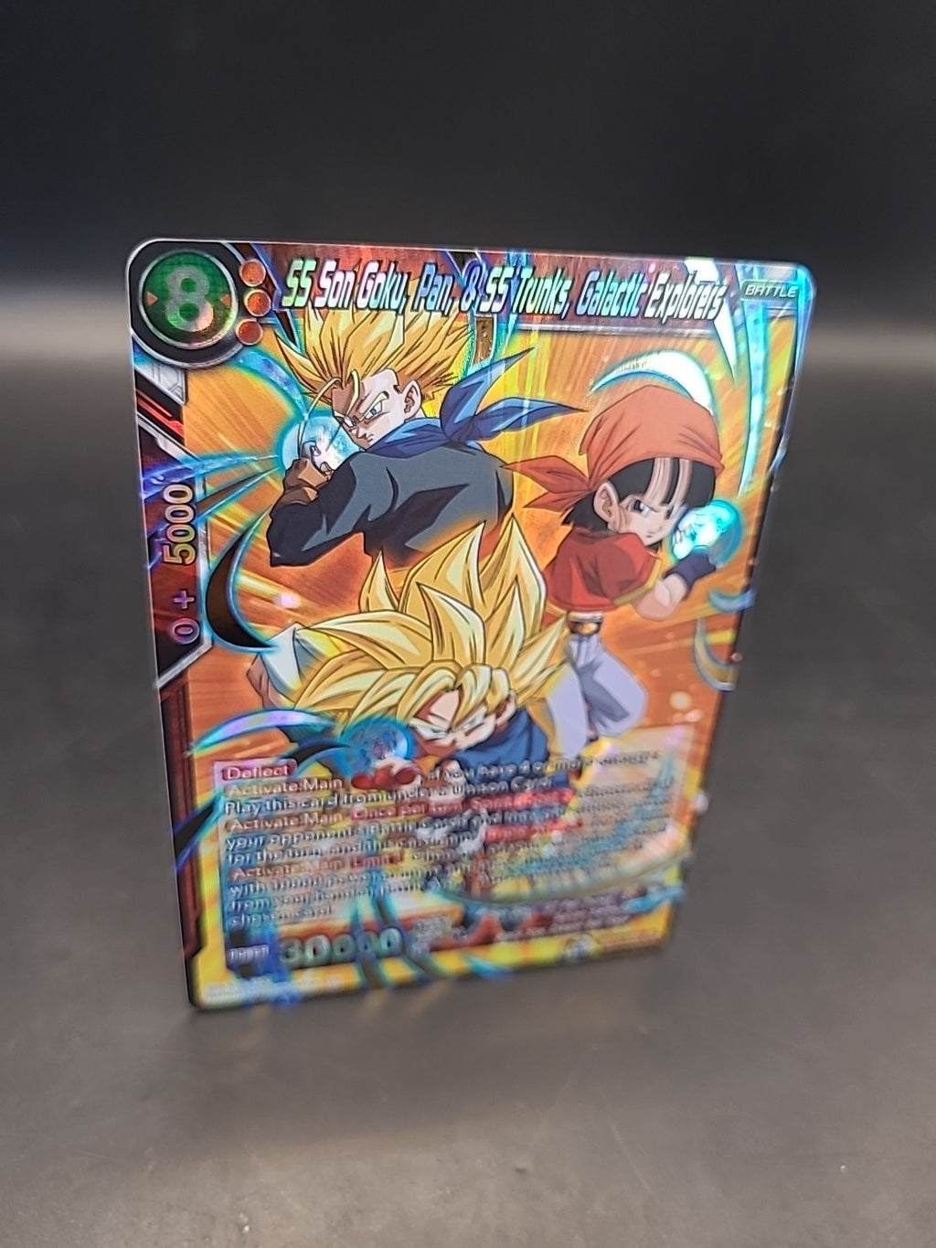 SS Son-Goku, Pan & SS Trunks, Galactic Explorers BT17-009 SR