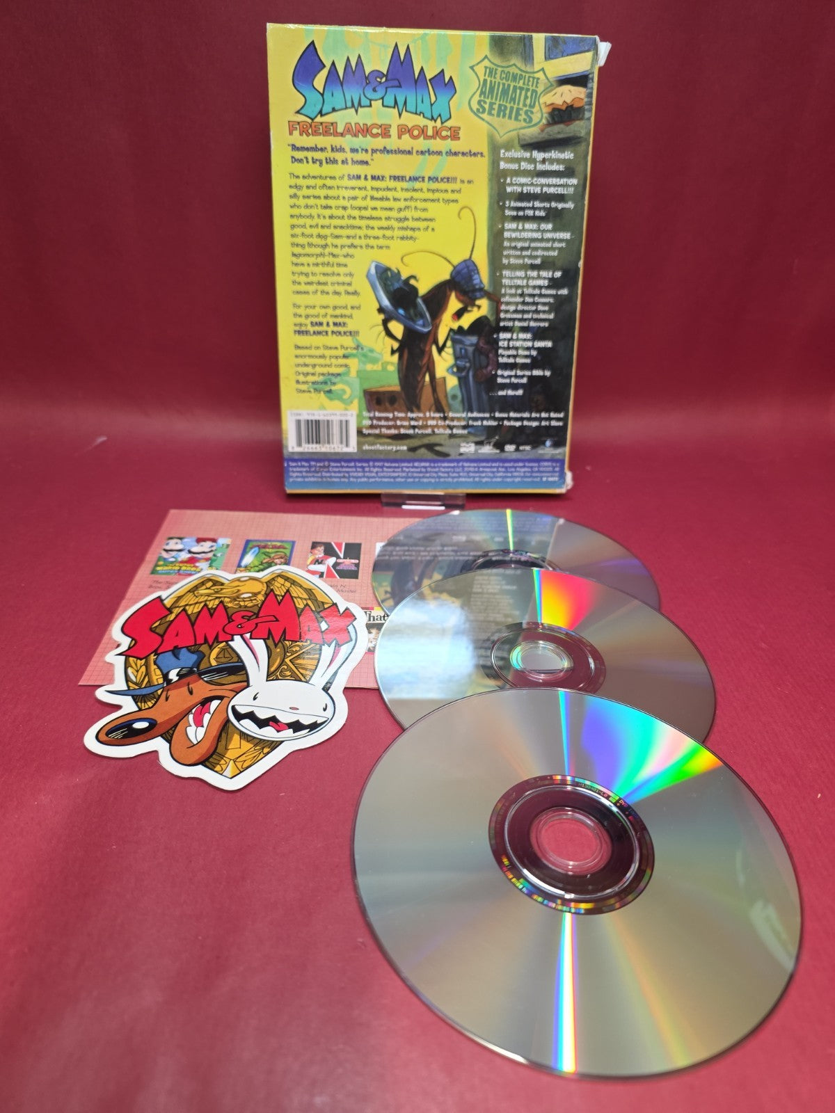 Sam and Max Freelance Police: The Complete Series (DVD, 2008) REGION 1