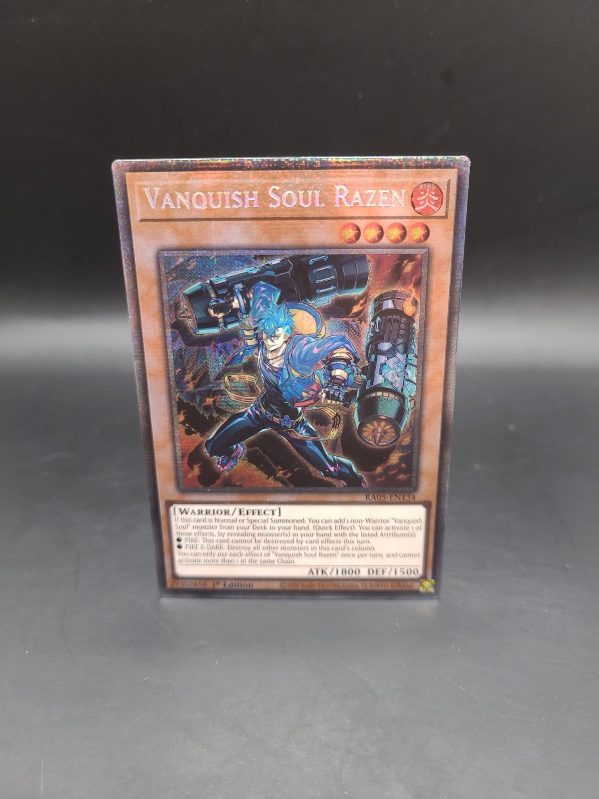Yugioh TCG Vanquish Soul Razen Regular Art Starlight Rare RA05-EN134