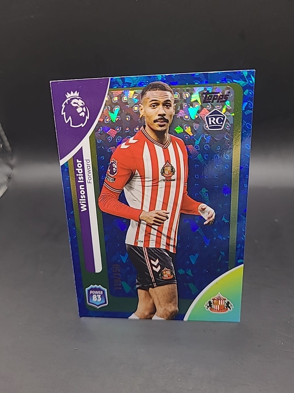 Topps Premier League 2025-26 BLUE FOIL Parallel 357 Wilson Isidor #119/150