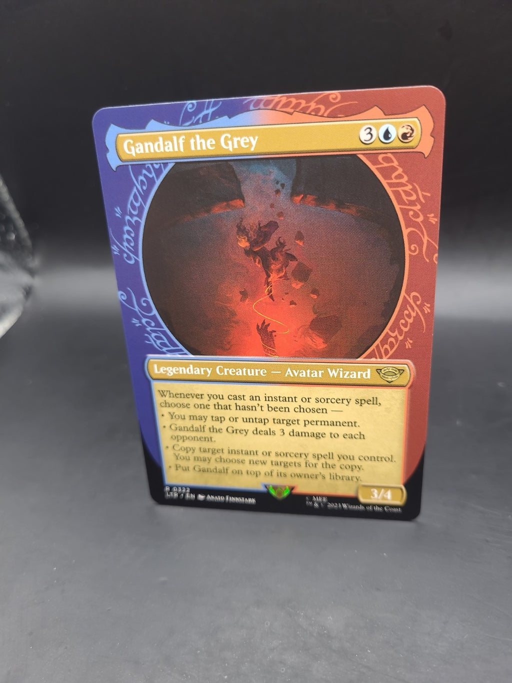 Gandalf the Grey Showcase R 0322 Lord of the Rings Magic: The Gathering NM Reg