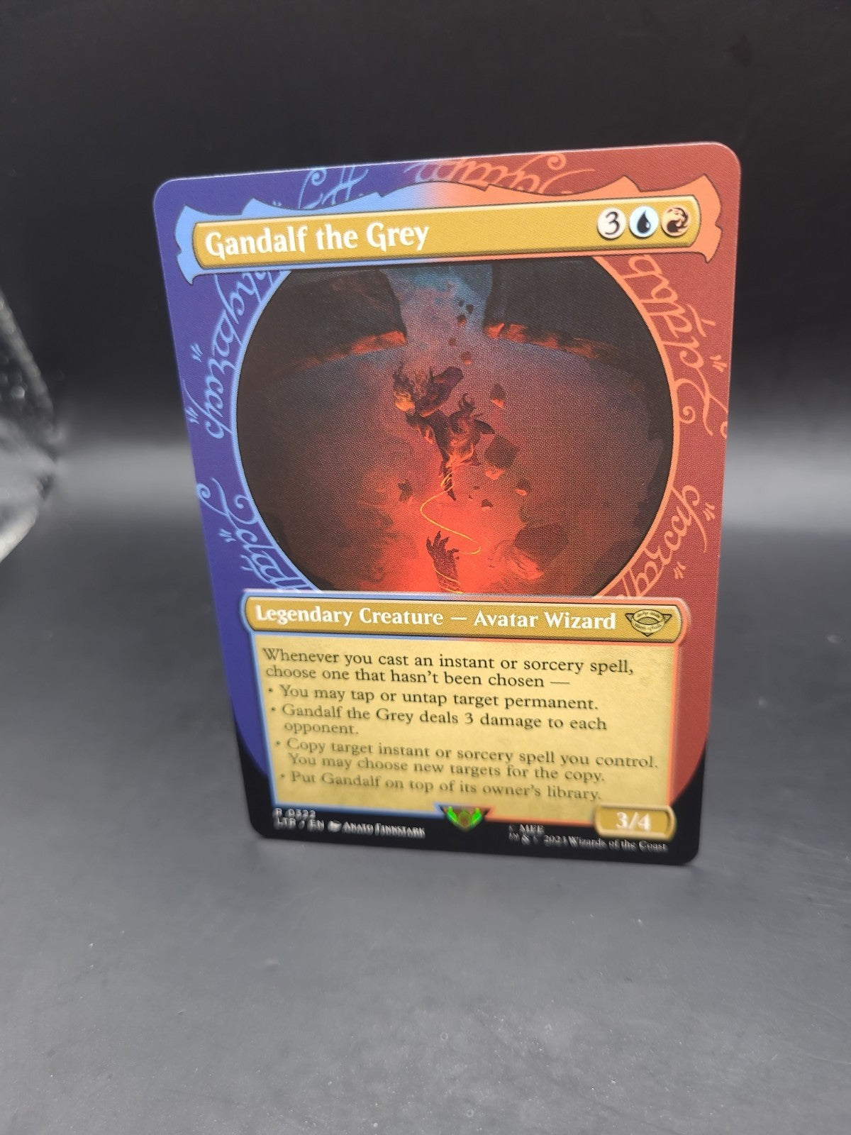 Gandalf the Grey Showcase R 0322 Lord of the Rings Magic: The Gathering NM Reg