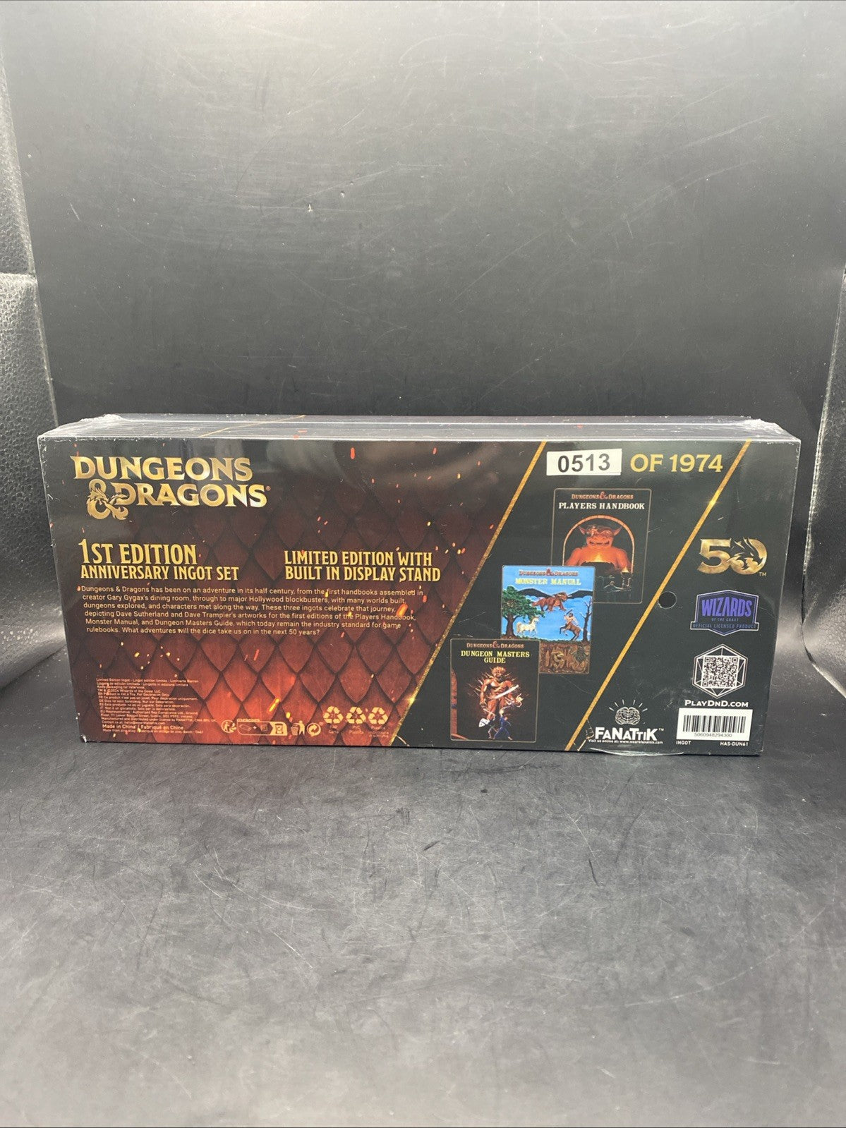 Dungeons & Dragons - 50th Anniversary 1st Edition Book Cover Ingot Set