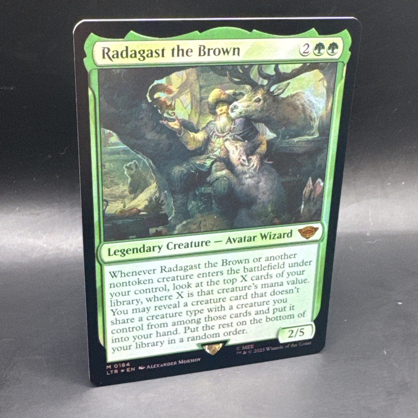 Radagast the Brown Lord of the Rings MTG M0184  foil