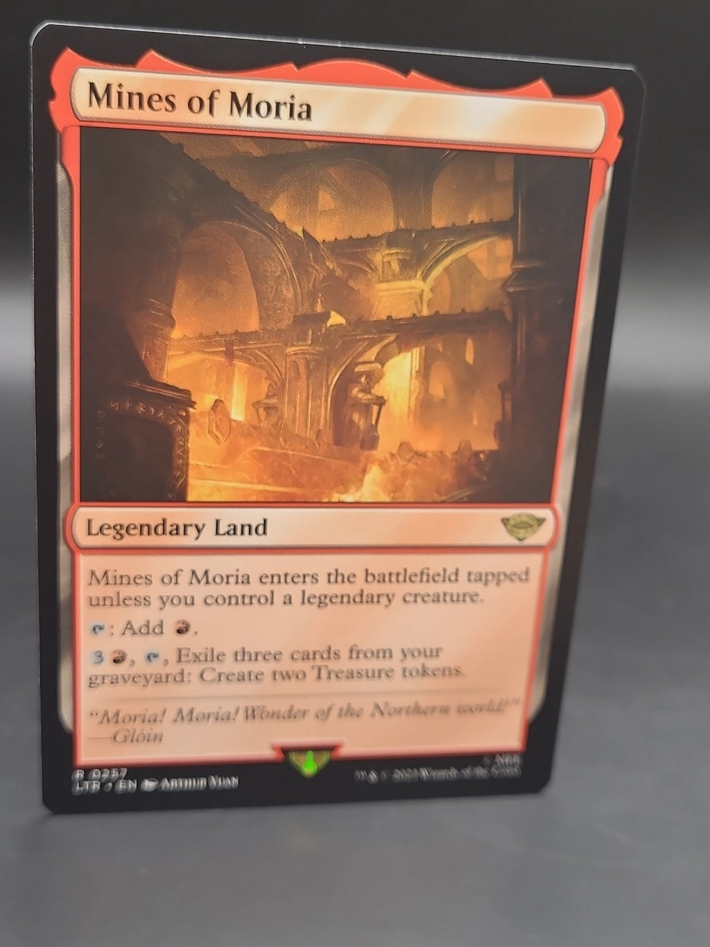 Mines Of Moria Magic The Gathering Rare 0257 Lord Of The Rings Regular