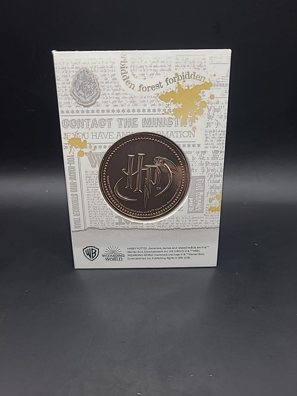 Harry Potter Medal Coin Collection - Artefacts And Spells - Gryffindor Sword 