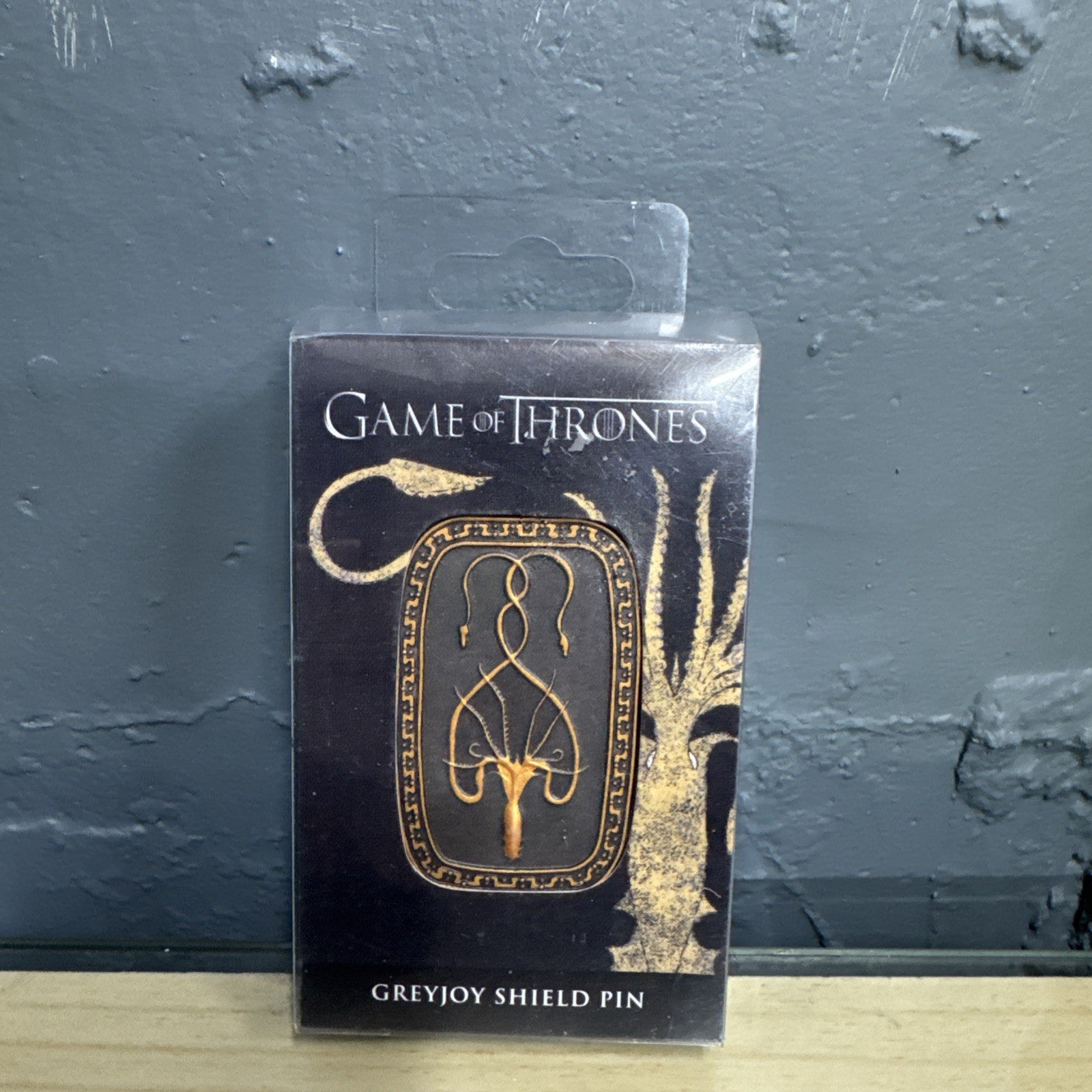 Game Of Thrones Shield Greyjoy Pin