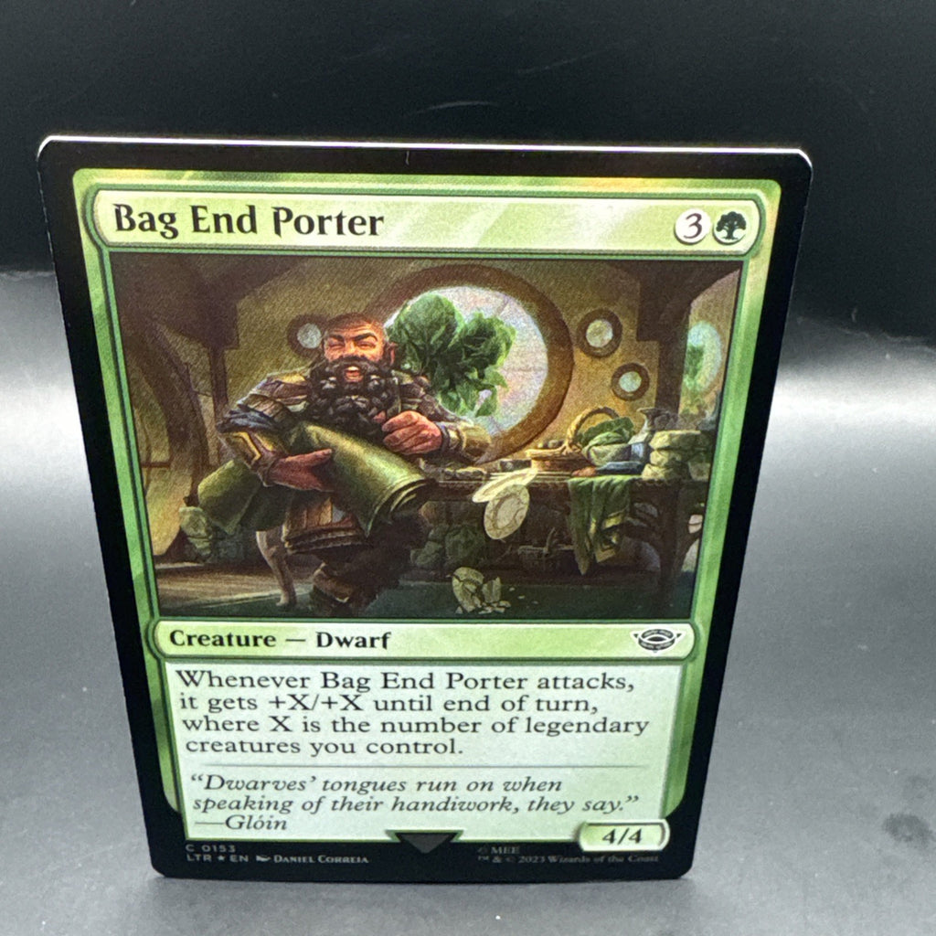 [MTG] Bag End Porter (Foil) C0153)LTR + 1 Regular Card