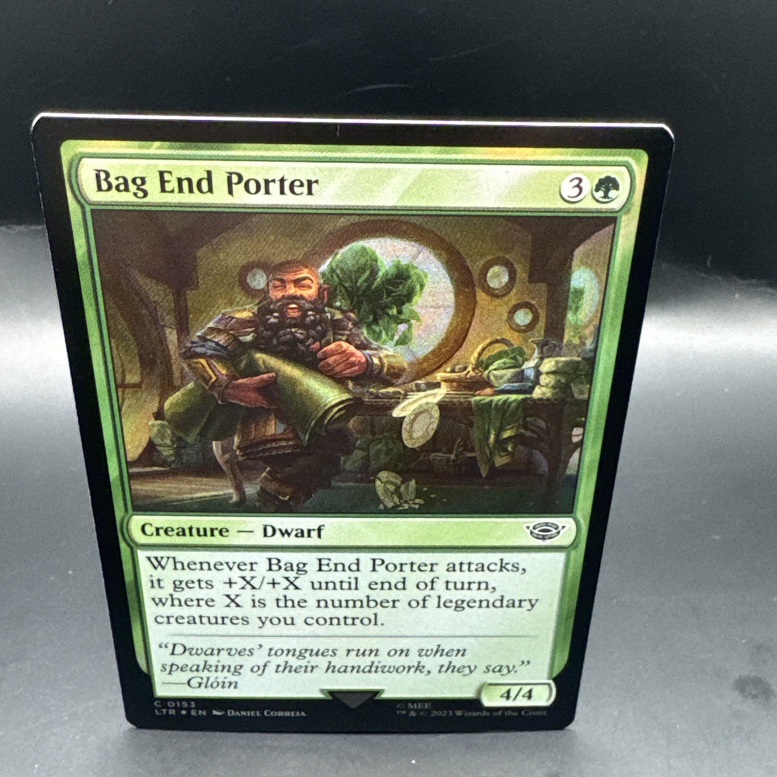 [MTG] Bag End Porter (Foil) C0153)LTR + 1 Regular Card