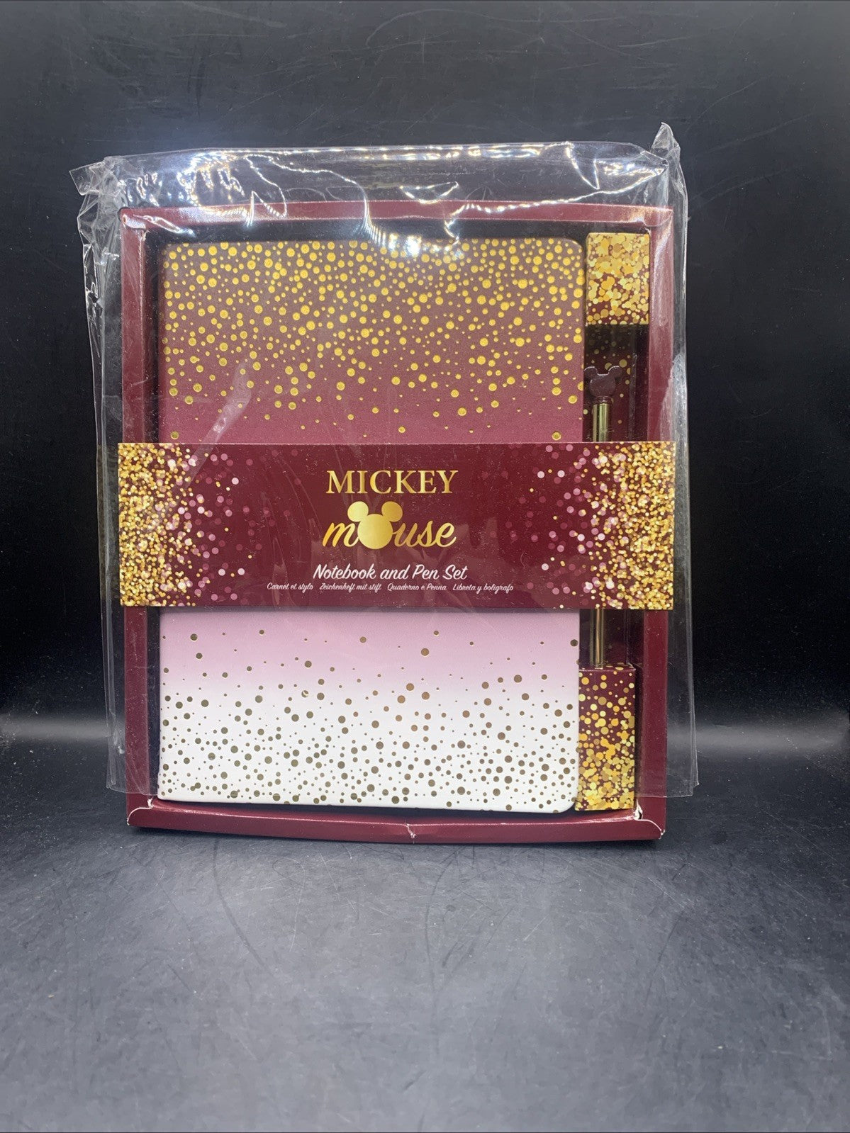Mickey Mouse Notebook and Pen Set Disney Stationary