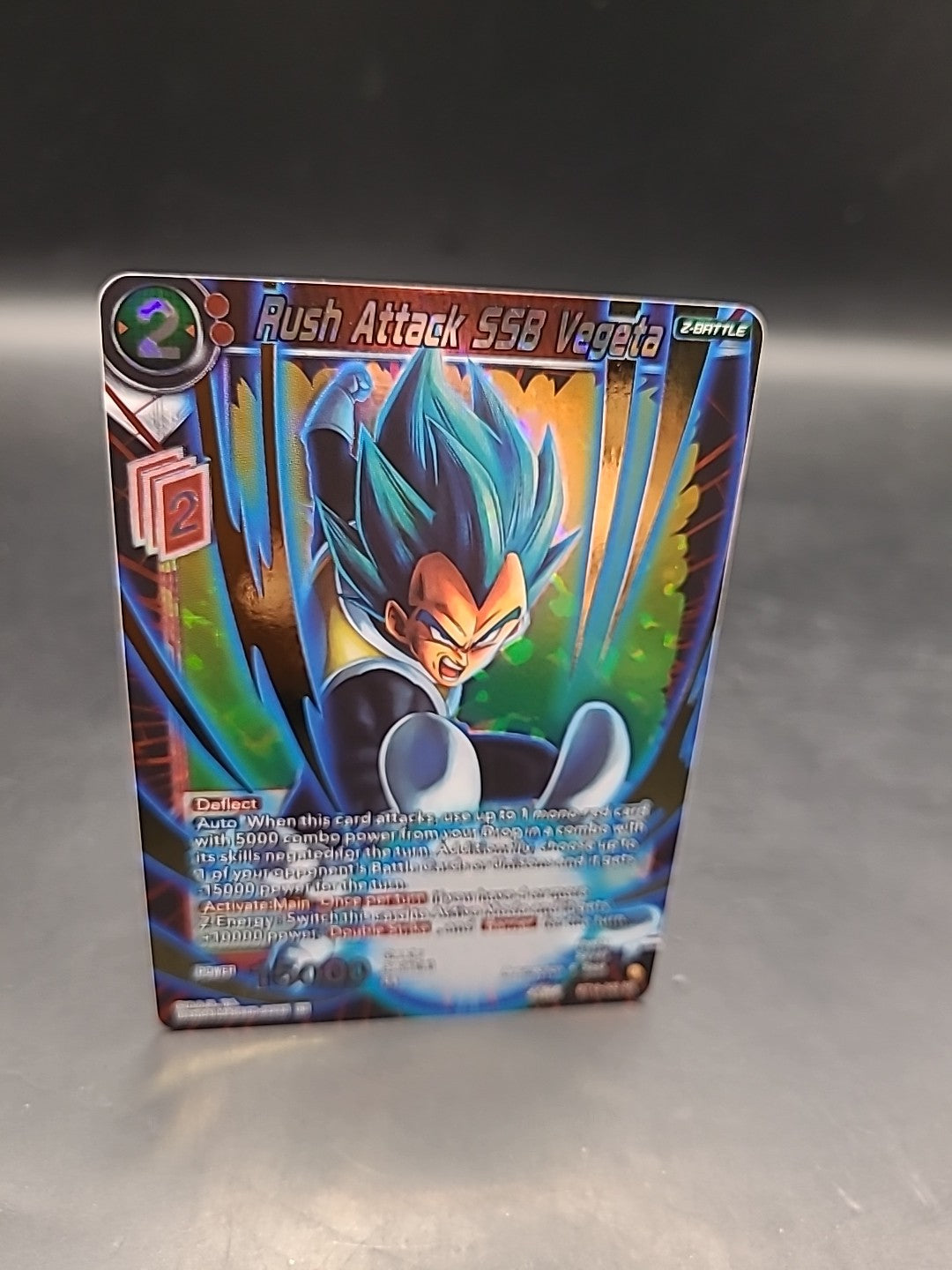 Rush Attack SSB Vegeta BT18-005 SR - Dragon Ball Super Card Game