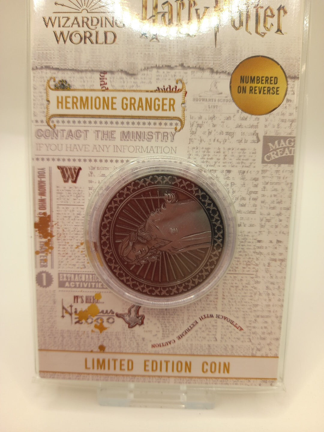 Harry Potter Hermione Granger Limited Edition Coin - Only 9995 Worldwide