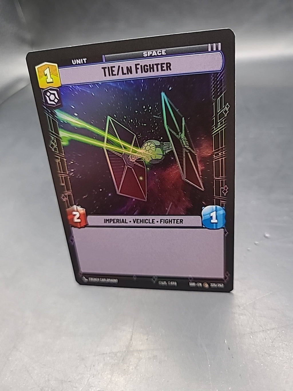 TIE/LN Fighter 225/252 Star Wars Unlimited Spark Of Rebellion Trading Card Foil