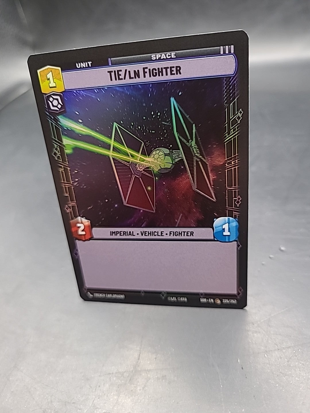 TIE/LN Fighter 225/252 Star Wars Unlimited Spark Of Rebellion Trading Card Foil