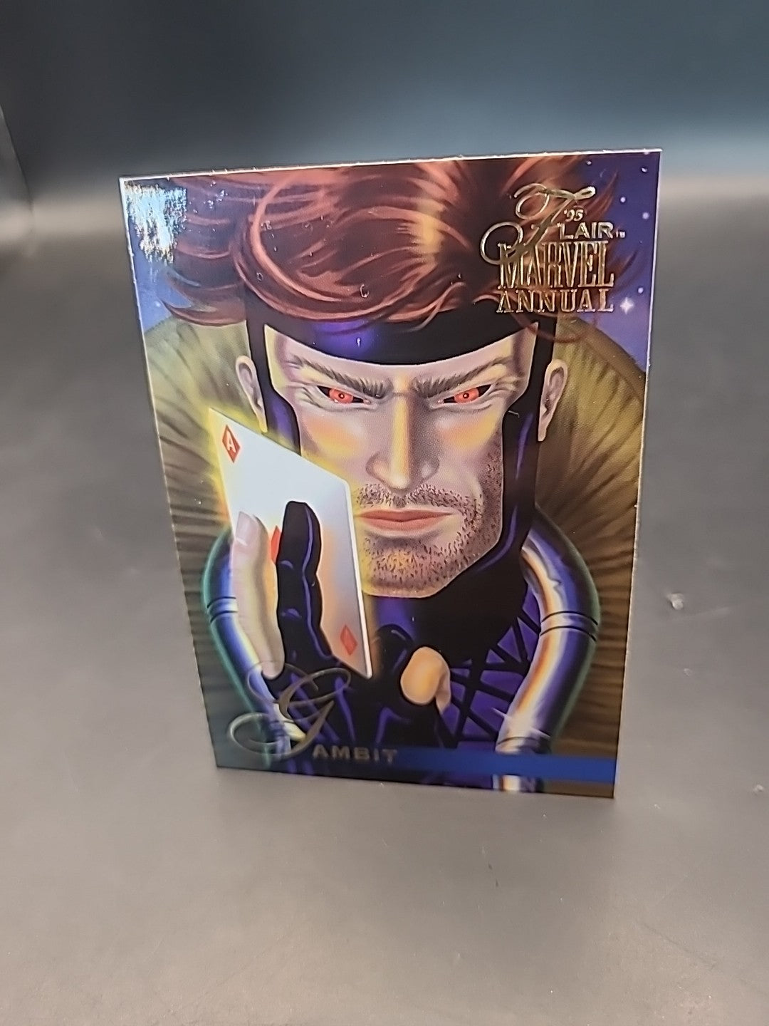 1995 FLAIR MARVEL ANNUAL Trading Card BY FLEER #4 GAMBIT