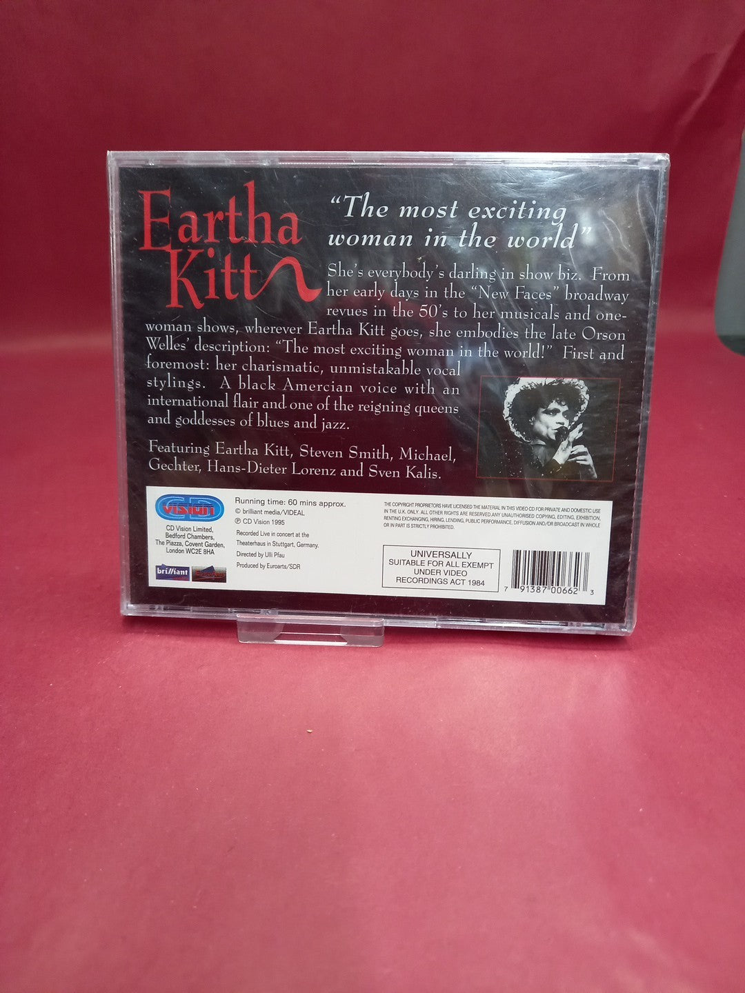 EARTHA KITT The most exciting woman in the world CD New & Sealed. Cracked Case