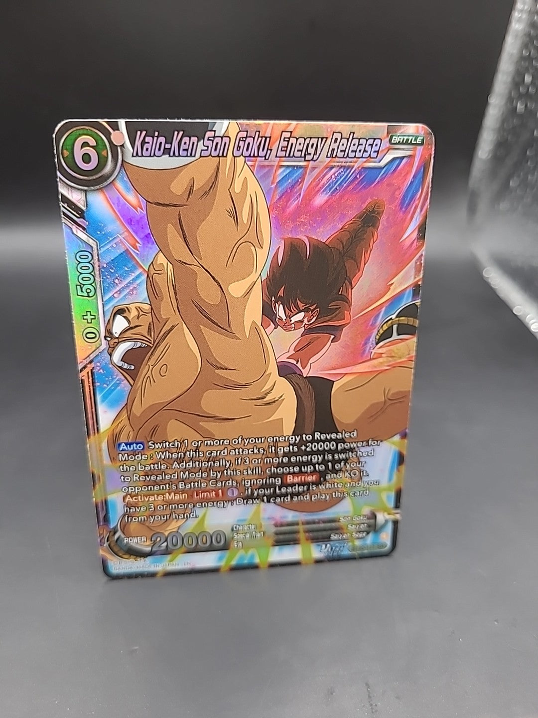BT30‑111 Kaio‑Ken Son Goku, Energy Release – SR – Dragon Ball Super Card Game 