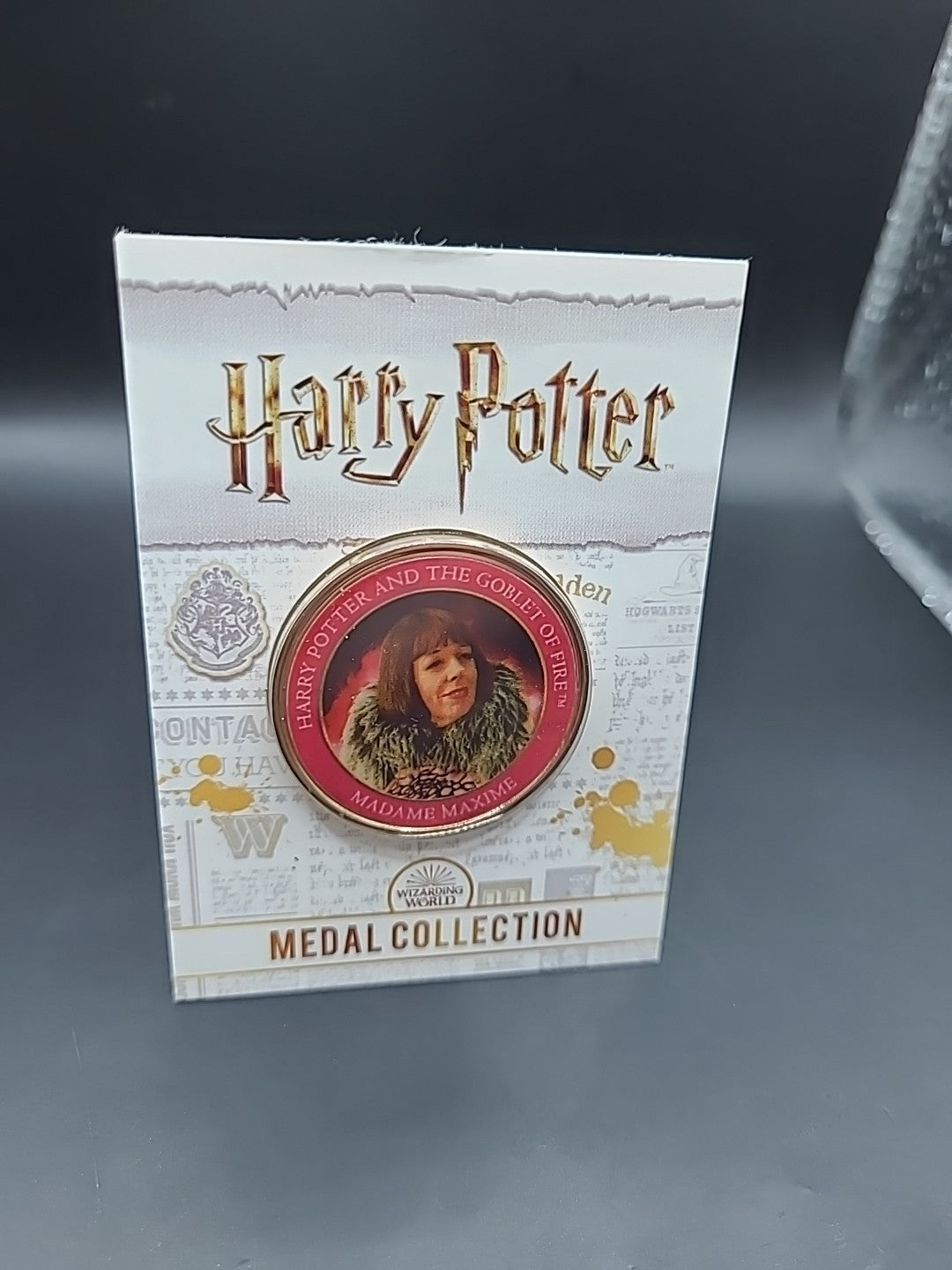 RARE HARRY POTTER MEDAL COIN GOBLET OF FIRE MADAME MAXIME FRANCES DE LA TOUR