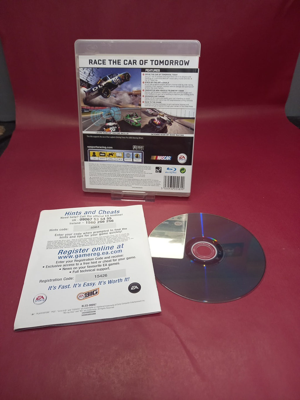 NASCAR 08 (Sony PlayStation 3, 2007) - European Version