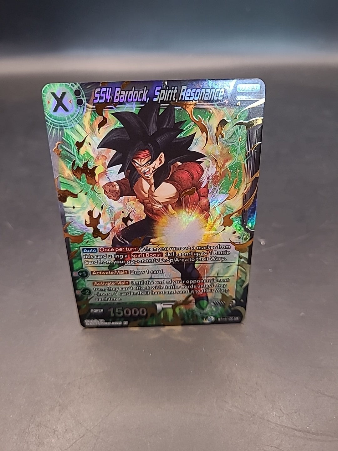 Dragon Ball Super Card Game - BT14-122 SR - SS4 Bardock, Spirit Resonance *NM*
