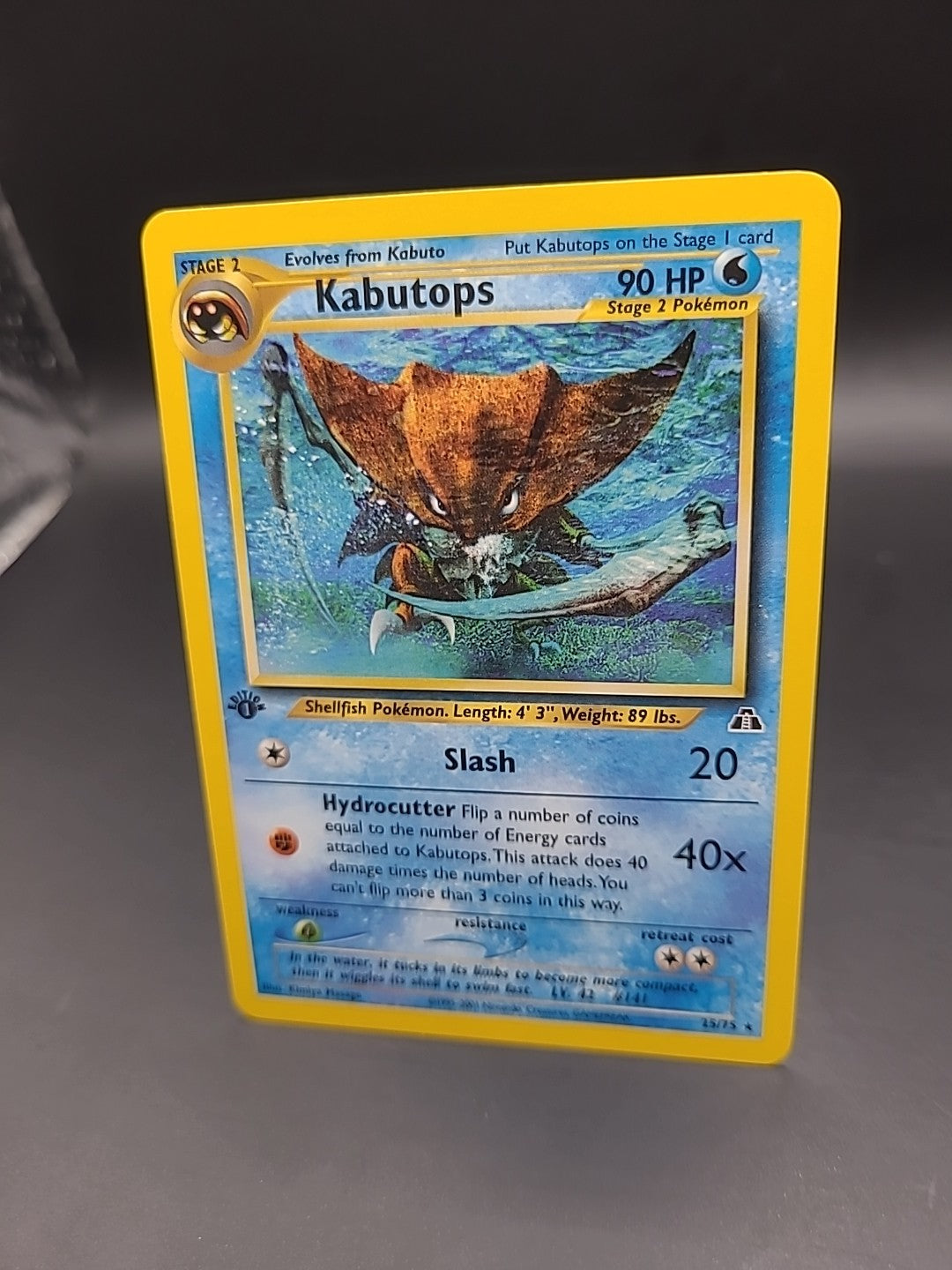 Kabutops First Edition 25/75 Neo Discovery- Non Holo
