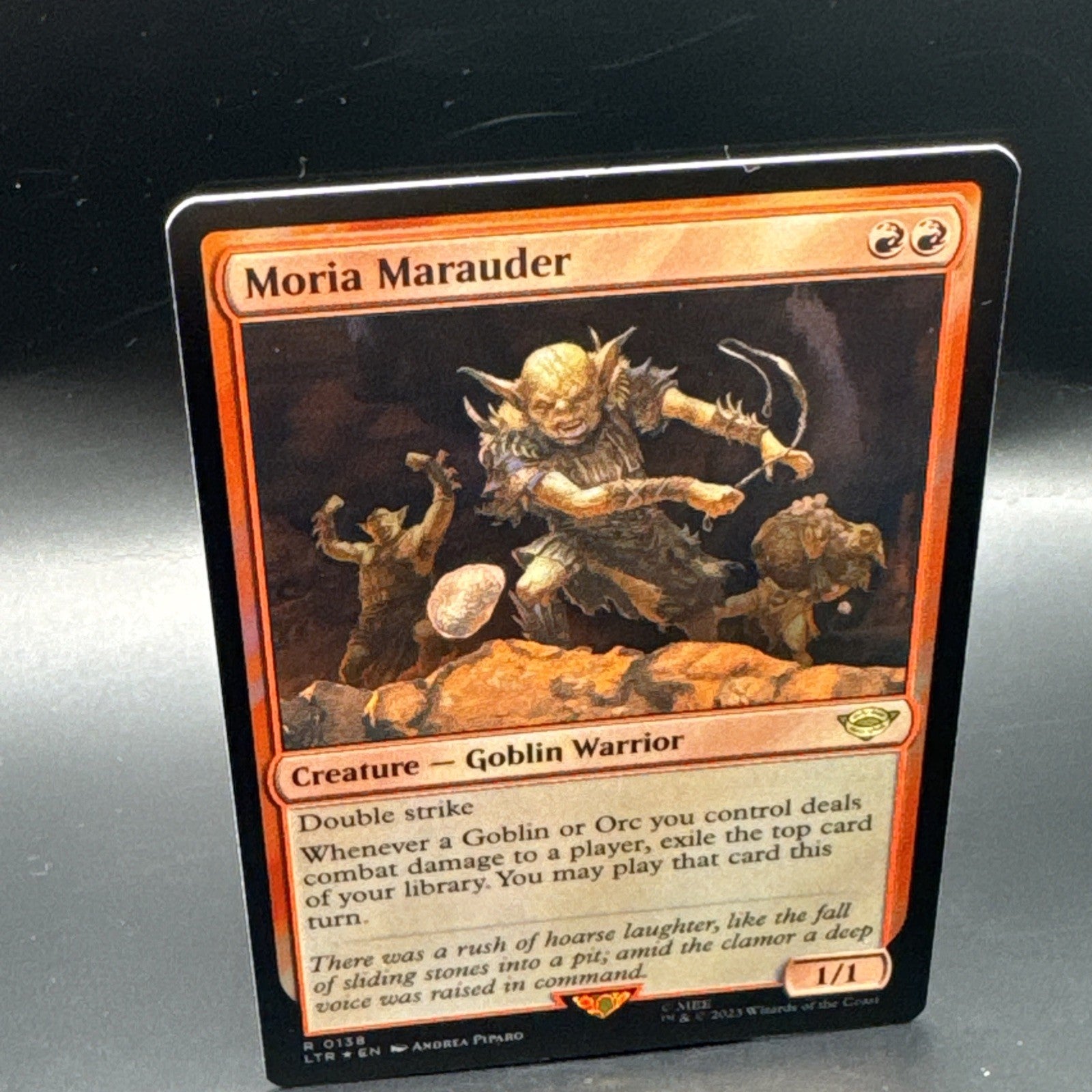 MTG  Moria Marauder. The Lord of the Rings: Tales of Middle-Earth. Foil R0138