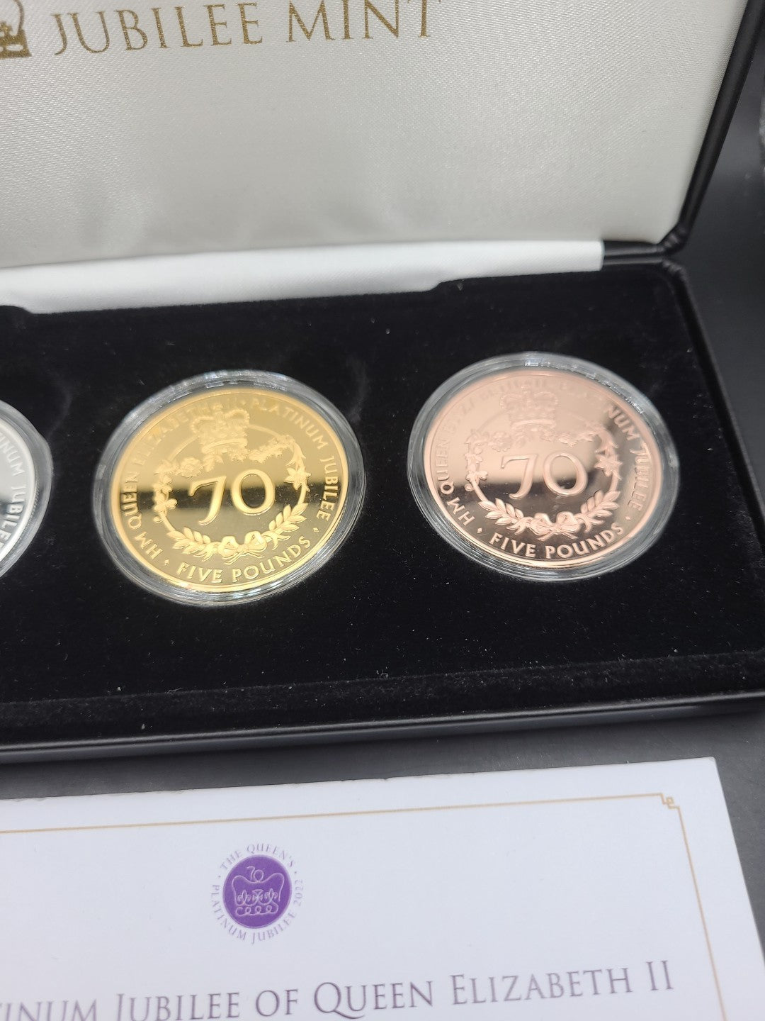 2022 Queen Elizabeth II Platinum Jubilee £5 Coin Collection, Limited Edition
