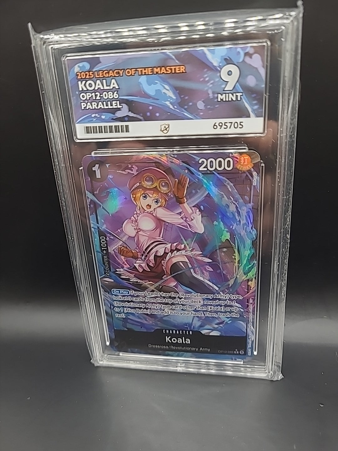 2025 ONE PIECE JPN OP12-LEGACY OF THE MASTER ALTERNATE ART #086 KOALA ACE 9