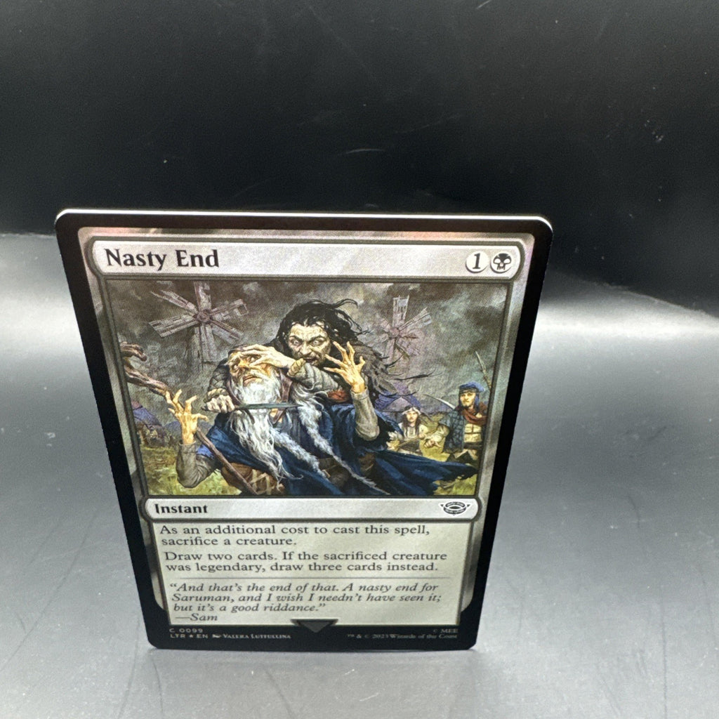 MTG Nasty End Foil 0099 Lord of the Rings + Regular Card