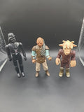 3 X Vintage Kenner Star Wars Figures Darth Vader, Ree Yees & Weequay