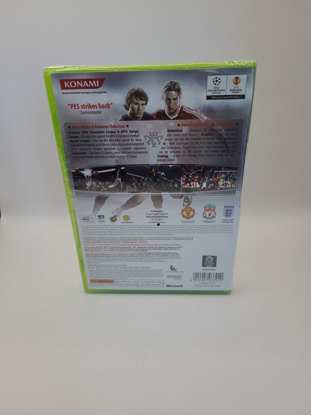 PES 2010: Xbox 360 Game - New And Sealed