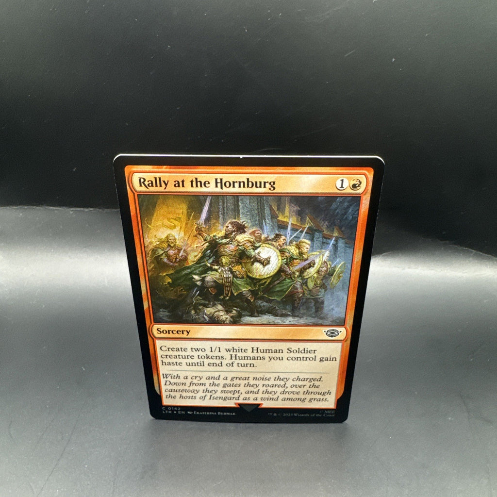 [MTG] Rally at the Hornburg (Foil) C0142 + 1 Regular Card