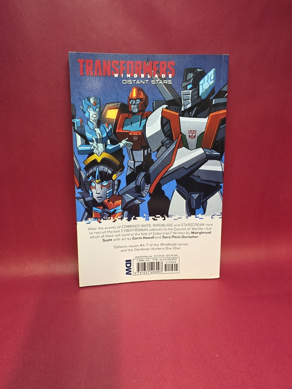 Transformers Windblade Distant Stars IDW Paperback 2016 First Printing