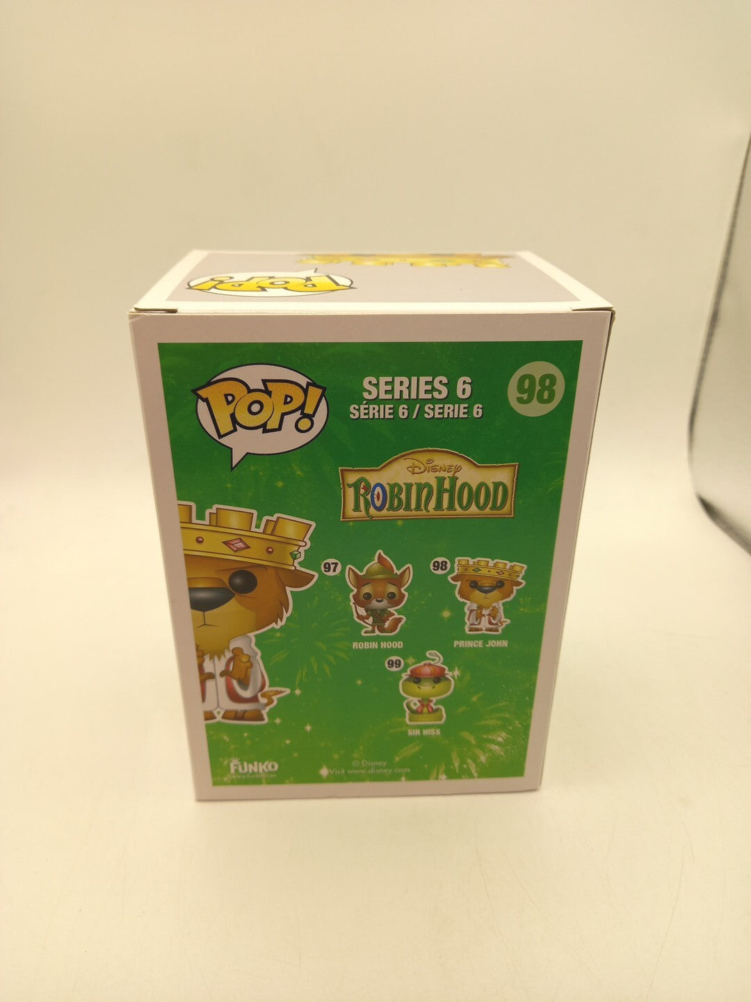 Funko Pop Disney Prince John Robin Hood #98