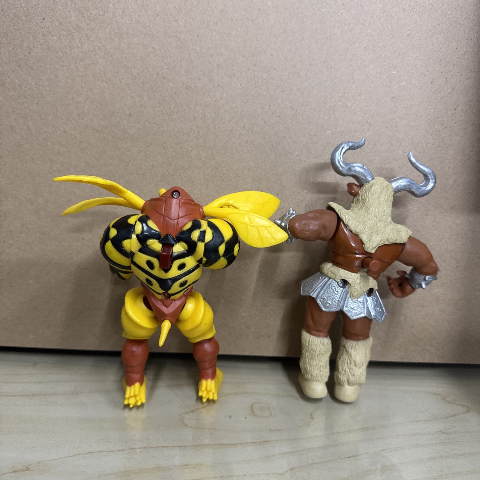1994 Mighty Morphin Power Rangers Grumble Bee And Slash And Block Minotaur