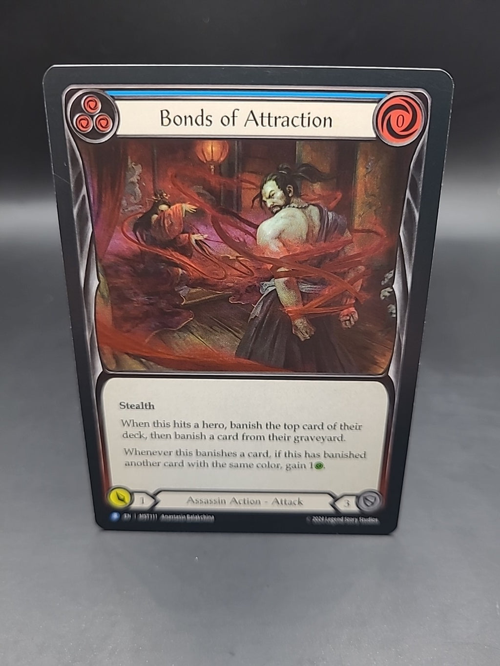 Bonds of Attraction Blue Foil - MST111 NM - FaB Flesh and Blood
