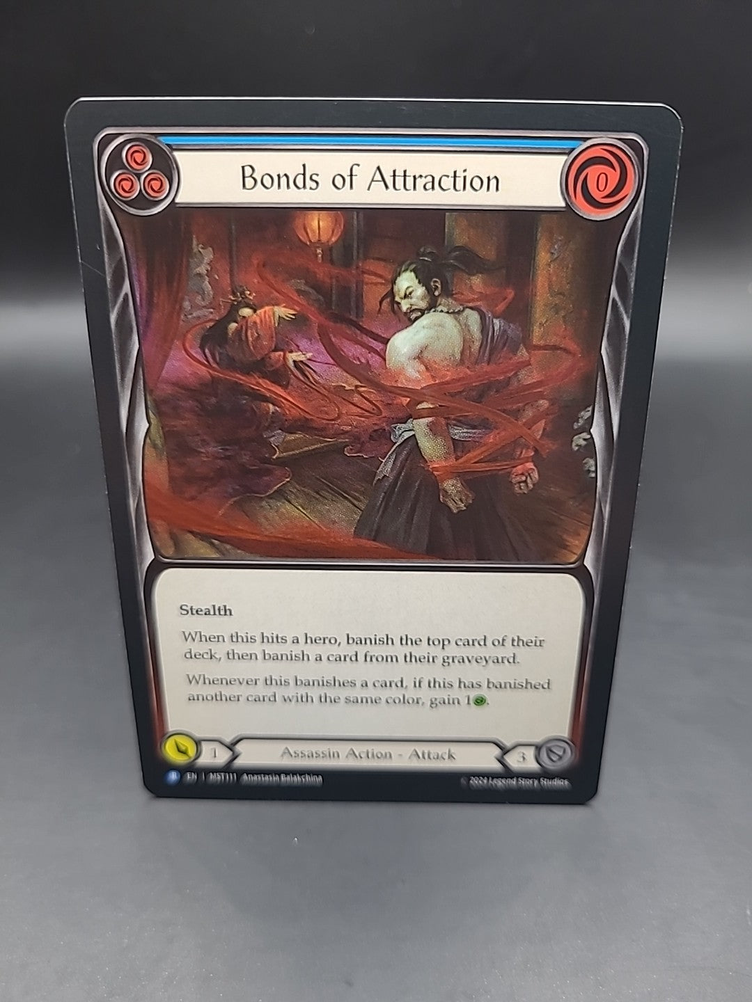 Bonds of Attraction Blue Foil - MST111 NM - FaB Flesh and Blood