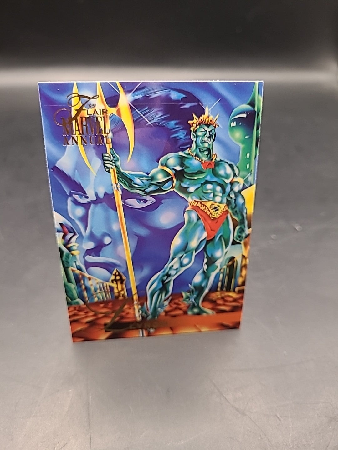 1995 Flair Marvel Annual Card 88 LYRON