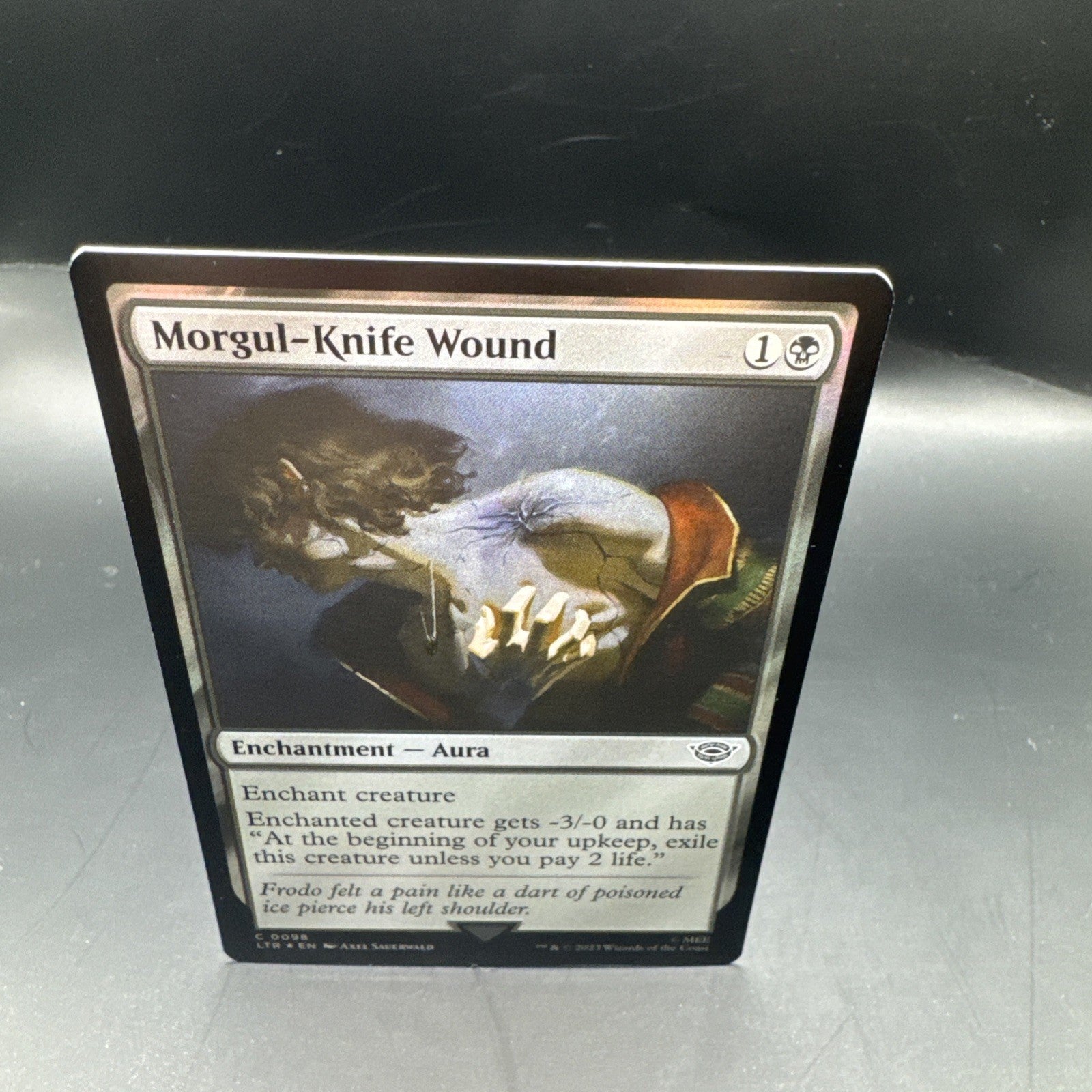MTG Morgul-Knife Wound (FOIL) 0098 Lord of the Rings + Regular Card