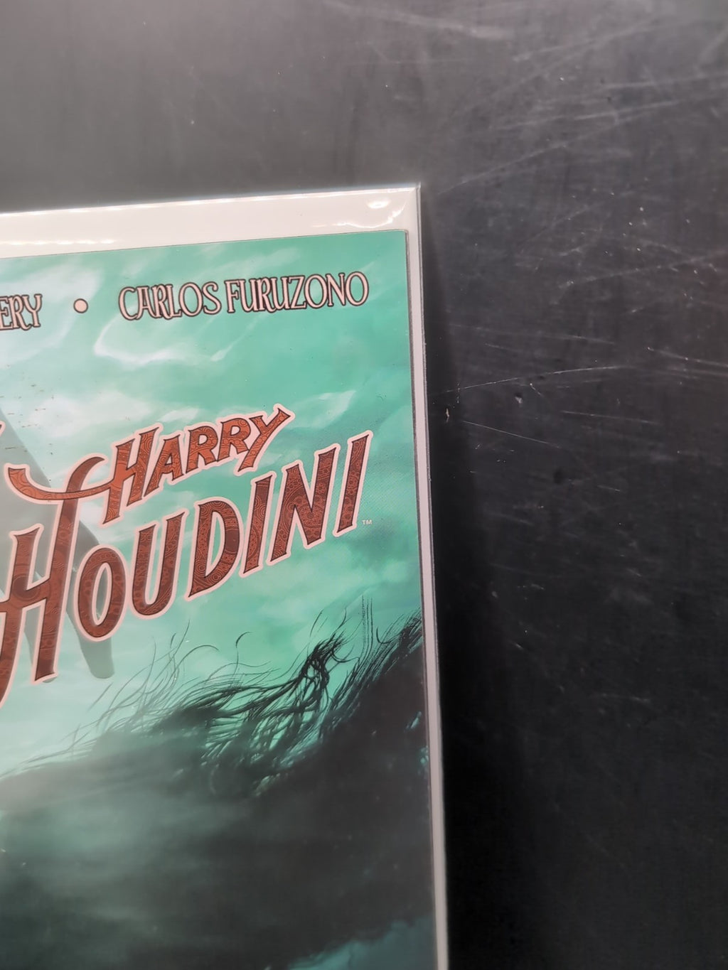 SHERLOCK HOLMES VS. HARRY HOUDINI #3 2015 MAIN COVER ART BY AARON CAMPBELL