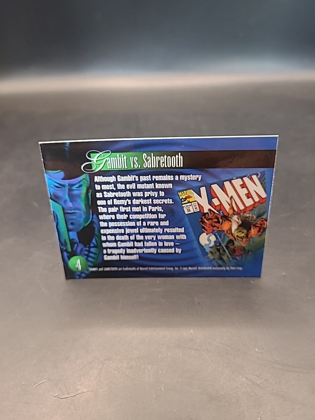 1995 FLAIR MARVEL ANNUAL Trading Card BY FLEER #4 GAMBIT