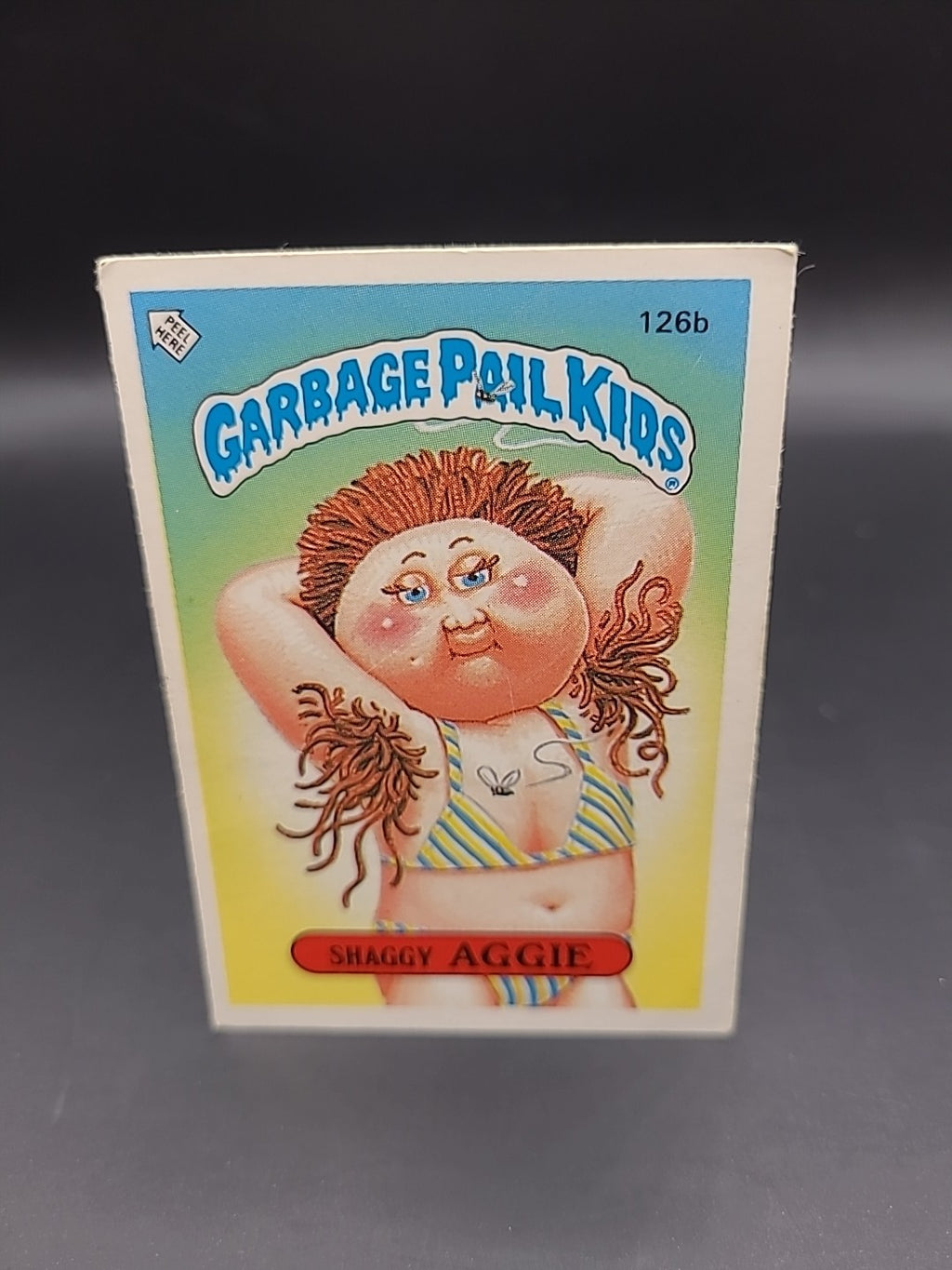 Garbage Pail Kids Chrome Series 4 Base Card 126b SHAGGY AGGIE