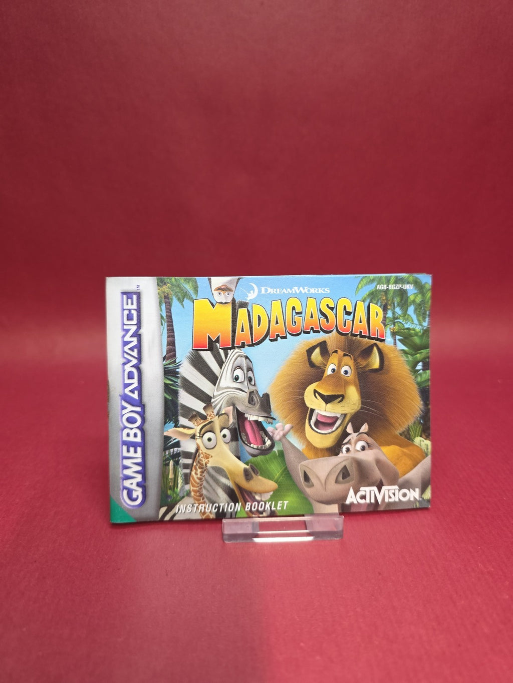 Madagascar Nintendo Game Boy Advance Video Game Cartridge And Manual