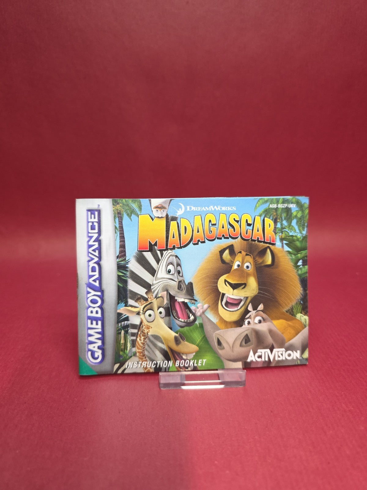 Madagascar Nintendo Game Boy Advance Video Game Cartridge And Manual