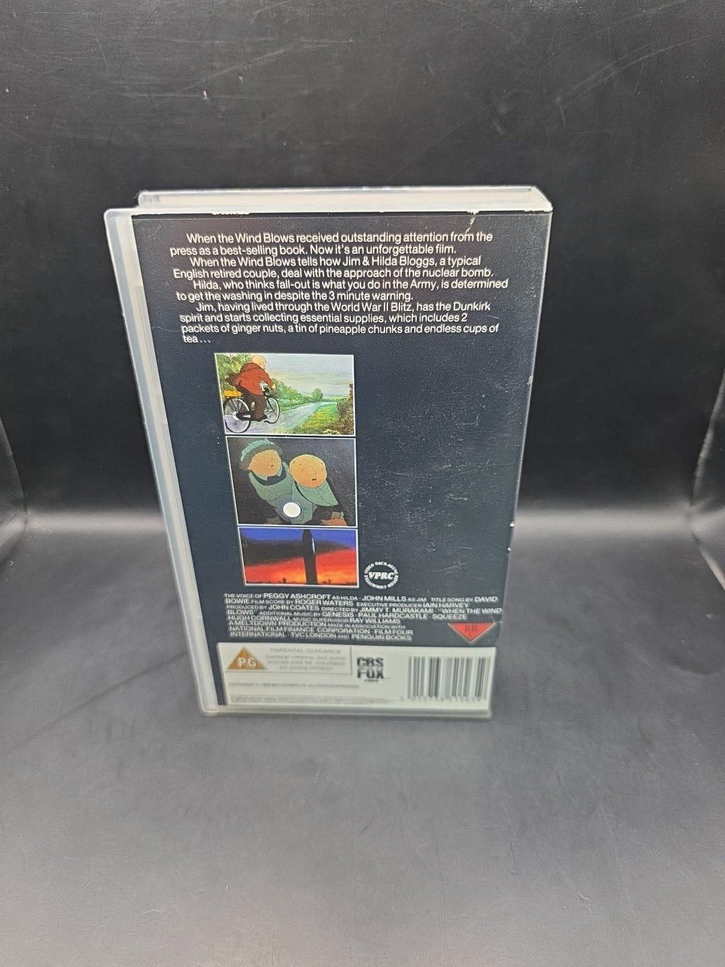 Raymond Briggs' When The Wind Blows (1986 Ed.) John Mills (PAL VHS)