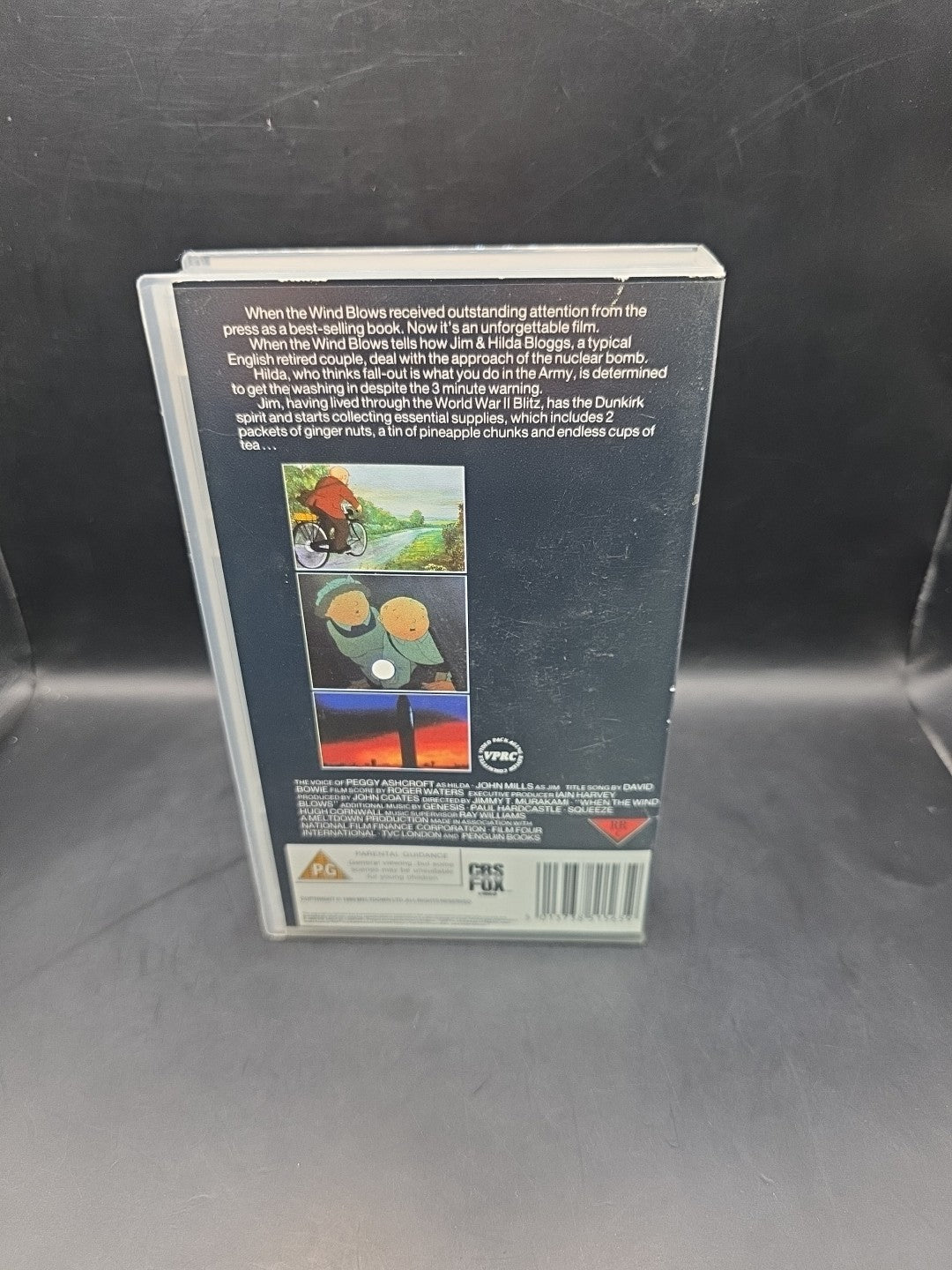 Raymond Briggs' When The Wind Blows (1986 Ed.) John Mills (PAL VHS)